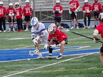 Camden Hills in its contest against Morse. Photo by Ann Pixley.