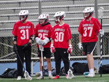 Camden Hills in its contest against Morse. Photo by Ann Pixley.