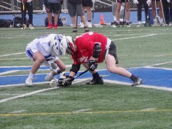 Camden Hills in its contest against Morse. Photo by Ann Pixley.