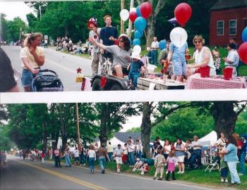 It really had to have been the best parade this little town ever put on! (Photo Courtesy of the Lincolnville Historical Society)