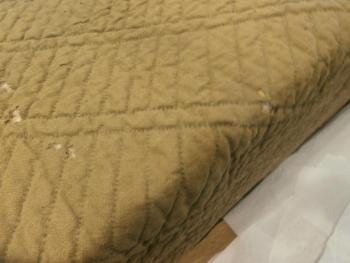 Olive green quilt, circa 1790 (Photo courtesy Janet Kelsey)
