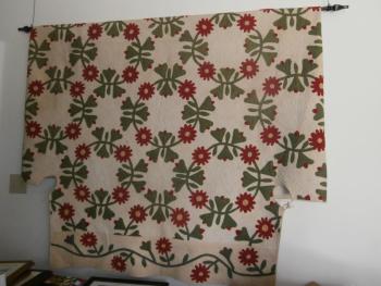 President’s Wreath Appliqué quilt, 1850s (Photo courtesy Janet Kelsey)