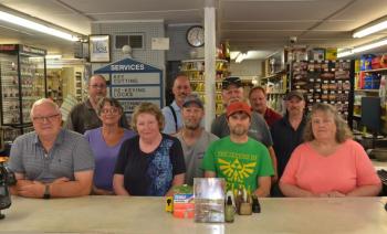 The Rankin’s crew: Front row, left to right: Dana Kennedy, Katherine Patterson, Andrew Pearse, and Nancy Keller; middle row, left to right: Lisa Burgess, Erik Nason, William "Winck" Wincklhofer, and Warren Pendleton; back row, left to right, John Conley, Joe Guala, and Clarence Keller. (Photo by Lynda Clancy)