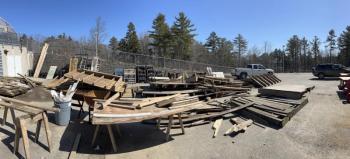 The boardwalk planks. (Photo courtesy the Hatchery)