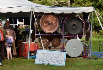The beautiful percussion instruments made by Jim Doyle, of Union.