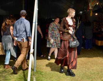 There was high fashion and creative outfits.
