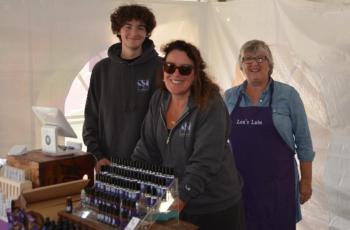 Glendarragh Lavender, of Appleton, had a busy weekend, as shoppers made a beeline for the tent.