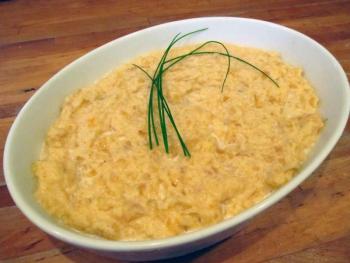 A garlicky savory side dish perfect for a fall dinner or a Thanksgiving side dish. Photo by Kay Stephens