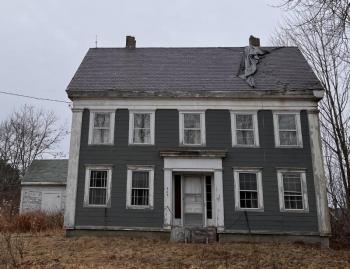 The former Hoffses house is set to demolished, if the town of Waldoboro cannot find a bidder in a second attempt to find interested parties to salvage the historic building. (Photo by Sarah Masters) Waldoboro Hoffses House on Friendship Road