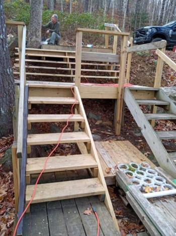 In late October and early November, a quiet group of volunteers spent their weekends making much needed improvements in Tobogganville and steps leading to the top of the chute. Those volunteers included Stuart Young, Heather Wilmort, Jon Maxcy, Bruce Richards, Mike Ronaldo, and Mashaal and Tammie Ahmadieh. When you see them at the Toboggan Nationals, thank them for the hard, all-volunteer work they put in. It did not cost the taxpayer a cent. t