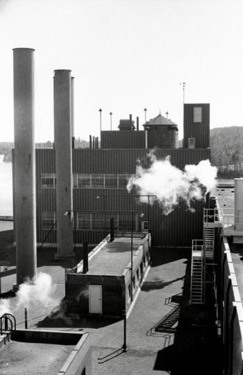 This picture taken in 1979 shows of the roof of Mason Station when the plant was still in operation. PHIL DI VECE photo