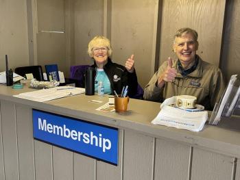Event day volunteers. (Photo courtesy Owls Head Transportation Museum)