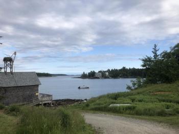 Hog Island, off Bremen, is currently hosting Indigenous Guardians from northern Manitoba, college students and professors from Pennsylvania, and retired and early career professionals from across the country. Courtesy of Jeff Wells #bird-column, #boothbay register, #jeff and allison wells, #birds, #maine, #hog island, #osprey