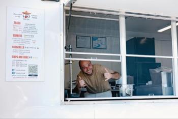 Joe Simko is the man and the menu behind the new Rockport food truck Taco Joe’s. Photo courtesy Joe Simko.