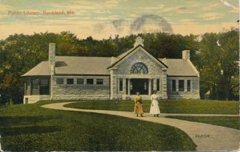 A 1916 postcard from the Sjoerd Koopman Library Postcard Collection. (Photo courtesy Rockland Public Library)