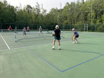 Pickleball at LCS (Photo courtesy of Greta Gulezian)