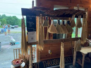 Anna Flynn’s Hermit Thrush Brooms. (Photo by Ed O’Brien)