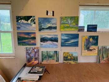 Paintings by Emilia Carbone.