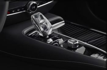 The XC60 Black Edition’s Swedish Orrefors crystal gear-selector knob: Click it back or ahead to choose D or R. The large button aft of it is the ignition switch: Twist it clockwise an eighth of a turn to start the engine; to shut everything off, do it again.