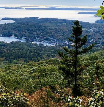 The September view from Mt. Battie (Photo courtesy Carolyn Kanicki) The September view from Mt. Battie (Photo courtesy Carolyn Kanicki)