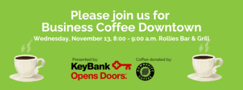 Business coffee invite