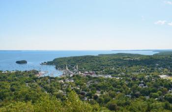 view from Mt. Battie
