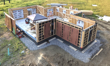GO Logic home under construction. (Photo courtesy GO Logic)