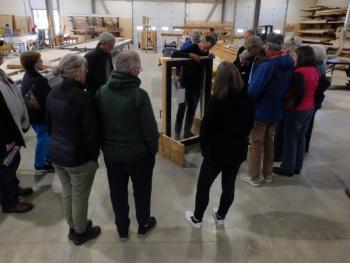 Visitors at a GO Logic tour, October 2024. (Photo courtesy Paul Sheridan)