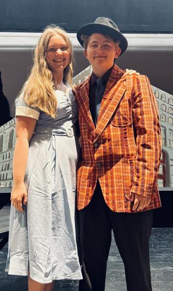 Scene from Guys and Dolls. (Photo courtesy Peter Stuart)