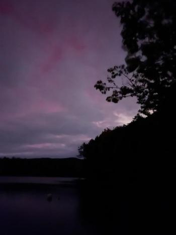 The afterglow.... (Photo by Polly Saltonstall) The afterglow.... (Photo by Polly Saltonstall)