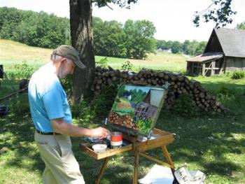  Julian Sacks painting. (Photo courtesy Waldo Theatre)