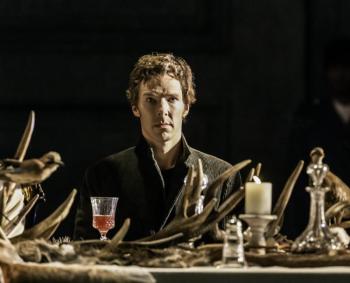 Benedict Cumberbatch in scenes from Hamlet. (Photo by Johan Persson)
