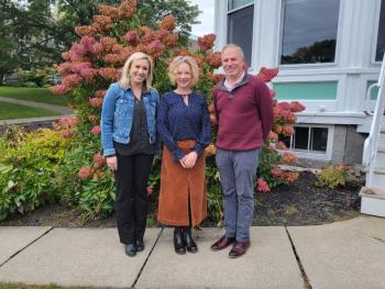(L to R) Executive Directors Molly Feeney of Homeworthy (formerly the Knox County Homeless Coalition), Rebekah Paredes of New Hope Midcoast, and Alan Kearl of Area Interfaith Outreach (AIO) will be panelists at Creating Communities of Compassion on November 14 at the Strand. (Photo courtesy New Hope Midcoast) (L to R) Executive Directors Molly Feeney of Homeworthy (formerly the Knox County Homeless Coalition), Rebekah Paredes of New Hope Midcoast, and Alan Kearl of Area Interfaith Outreach (AIO) will be panelists at Creating Communities of Compassion on November 14 at the Strand. (Photo courtesy New Hope Midcoast)