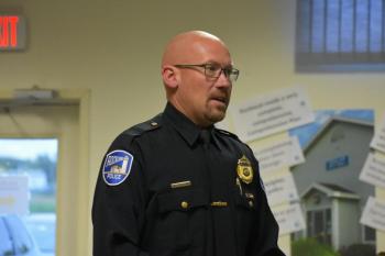 Former Rockland Police Chief Chris Young will soon begin his new position as a lieutenant with the Rockport Police Department. (File photo by Sarah Thompson) Former Rockland Police Chief Chris Young will soon begin his new position as a lieutenant with the Rockport Police Department. (File photo by Sarah Thompson)