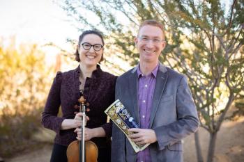 Molly Gebrian and Daniel Holt. (Photo courtesy Bay Chamber Concerts and Music School)