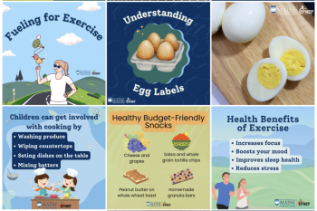 A sample of the educational social media posts Alex Gayton created for UMaine Extension’s Expanded Food and Nutrition Education Program. A sample of the educational social media posts Alex Gayton created for UMaine Extension’s Expanded Food and Nutrition Education Program.