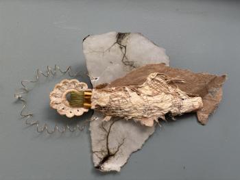 Paintbrush Angel by Betty Schopmeyer. (Photo courtesy Local Color Gallery)
