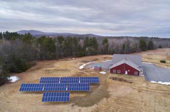 Solar array in Lincolnville (Image courtesy CamdenCAN)