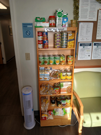 The Liberty shelf. (Photo courtesy MaineHealth Waldo Hospital)
