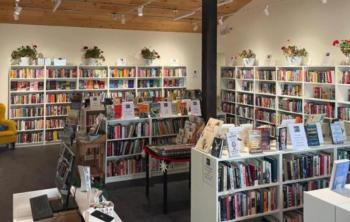 The book shop's new interior. Photo courtesy Anodyne Book Shop