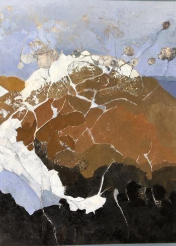 Snowmelt, oil on panel, by Betty Schopmeyer. (Photo courtesy Kramer Gallery)