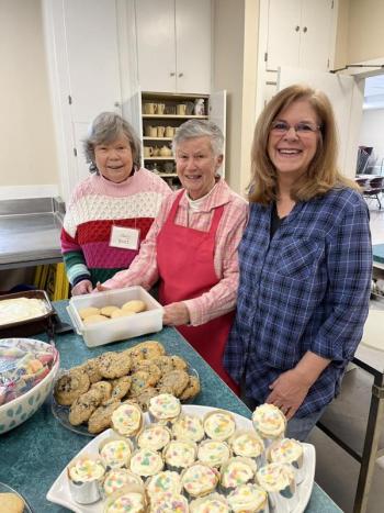 Cake and Community. (Photo courtesy First Congregational Church of Camden)