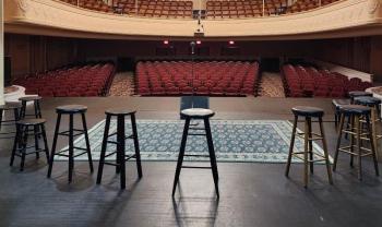 Stage setup for Everyman Repertory Theatre. (Photo by Dagney Ernest)