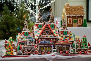 Carla Warren's "Christmas Train Station" voted Most Spectacular in 2023. Peter Southwick photo Carla Warren's "Christmas Train Station" voted Most Spectacular in 2023. Peter Southwick photo