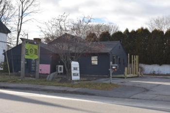 A proposed coffee shop might one day restore business to a former meat market in Rockland. (Photo by Sarah Thompson)