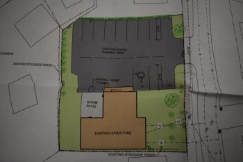 Site plan in color