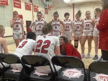 Camden Hills Regional High School Girls Varsity Basketball team, Jan. 29. 