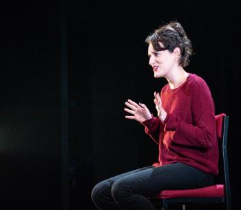 Phoebe Waller-Bridge in scenes from Fleabag. (Photo by Matt Humphrey)