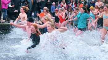 Polar Plunge. (Photo courtesy Camden Public Library) Polar Plunge. (Photo courtesy Camden Public Library)