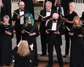 St. Cecilia Chamber Choir holds auditions spring 2025. (Photo by Bruce Cowan)